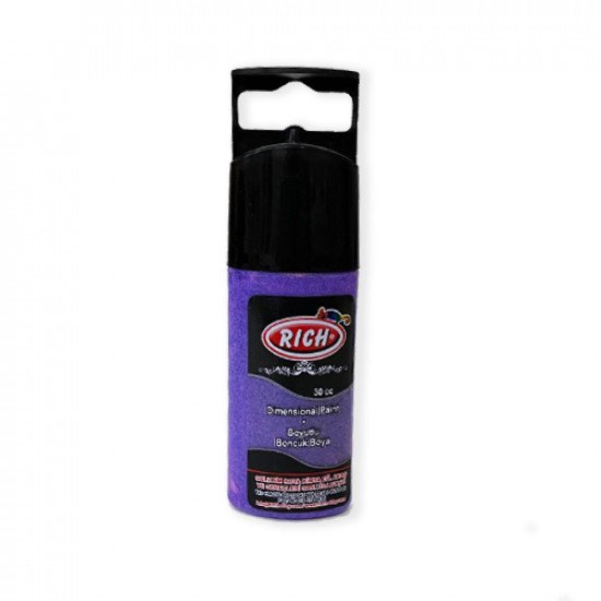 3D Glitter RICH Purple 30cc