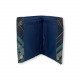 Wallet with Button Click BUSQUETS Lind Blue Medium Wallet with Button Click BUSQUETS Lind Blue Medium