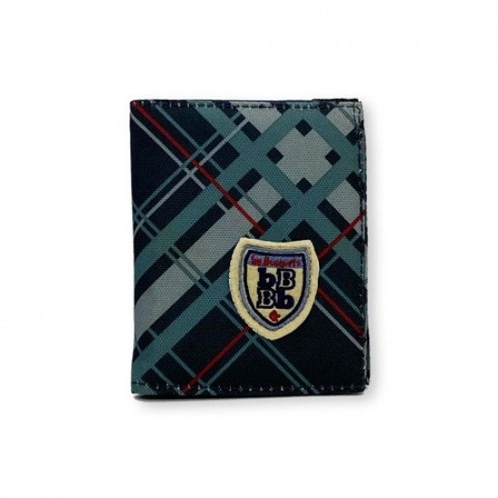 Wallet with Button Click BUSQUETS Lind Blue Medium Wallet with Button Click BUSQUETS Lind Blue Medium