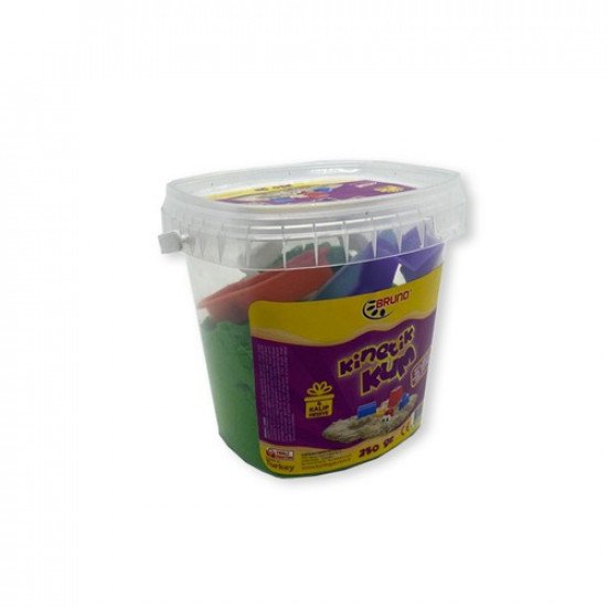 Kingtic Sand BRUNO 250gm With Molds Green Kingtic Sand BRUNO 250gm With Molds Green