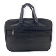 (PC Bag 6 Zipper 16x11 inch Black (M