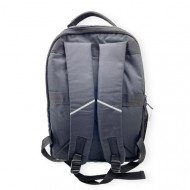 PC Bag  Zipper 17x12 inch Black And Silver CHAMPS