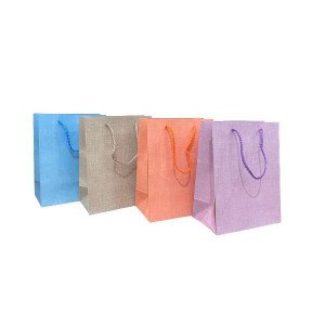 Gift Bag Paper 23x18x10 cm Cloth Shape Several Colors