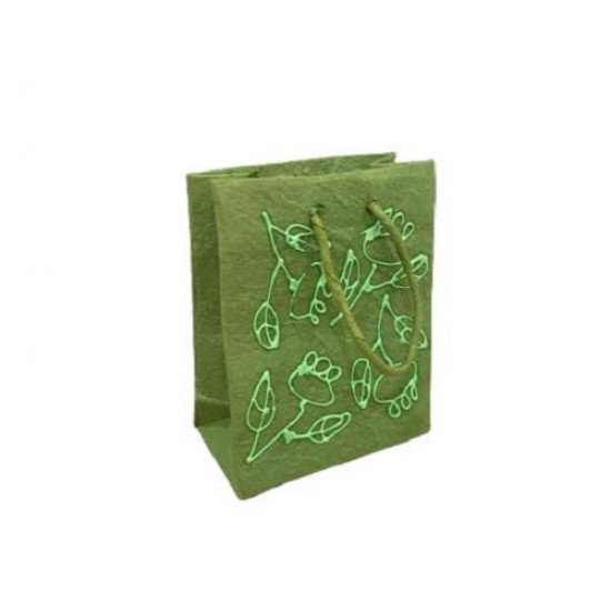 كيس هدايا ورق طبيعي بزخرفه بارزه 14.5x11x6.5سم عدة الوان كيس هدايا ورق طبيعي بزخرفه بارزه 14.5x11x6.5سم عدة الوان