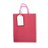 Gift Bag Paper With Ticket 23x18x10 cm Pink Gift Bag Paper With Ticket 23x18x10 cm Pink