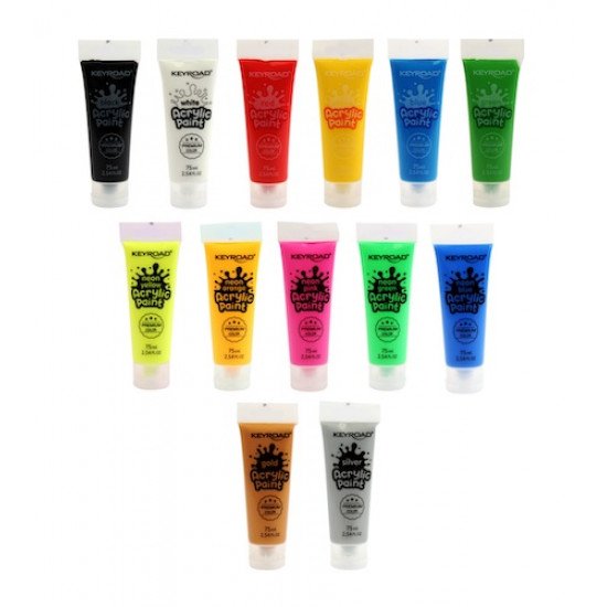 الوان اكريليك عصار كيرود ابيض 75 مل الوان اكريليك عصار كيرود ابيض 75 مل