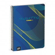 Small Square Wire Notebook BUSQUETS A5 Sky Surfing 80 Sheets