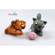 Modelling Clay 12 Colors Smile Kids 200 g