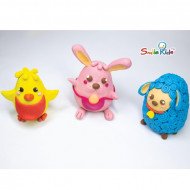 Modelling Clay 12 Phosphoric Colors Smile Kids 200 g