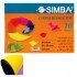 Colored Drawing Pad SIMBA 20 Sheets 25X35 CM 125g Colored Drawing Pad SIMBA 20 Sheets 25X35 CM 125g