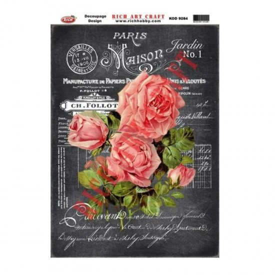 Rice Decoupage Patterns RICH 8004 29×41 cm Rice Decoupage Patterns RICH 8004 29×41 cm