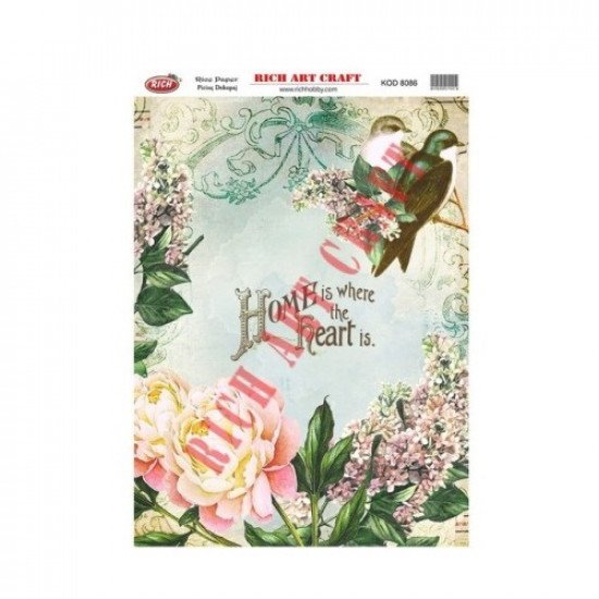 Rice Decoupage Patterns RICH 8086 29×41 cm Rice Decoupage Patterns RICH 8086 29×41 cm