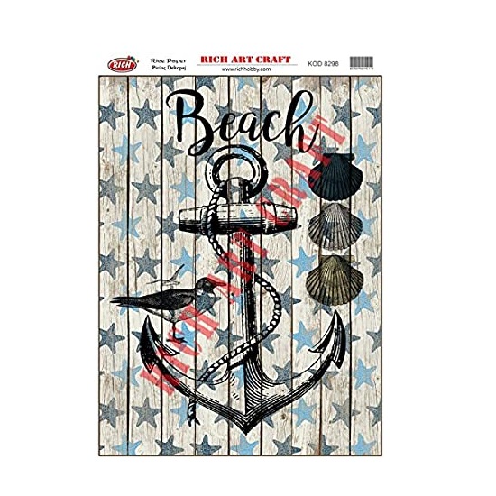 Rice Decoupage Patterns RICH 8298 29×41 cm Rice Decoupage Patterns RICH 8298 29×41 cm