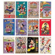 A notebook For Keeping Stickers In The ShapeOf Mickey Mouse, 12 Assorted Pieces A notebook For Keeping Stickers In The ShapeOf Mickey Mouse, 12 Assorted Pieces