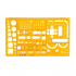 Brushless geometric swatch at 1:50 scale Brushless geometric swatch at 1:50 scale