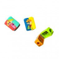plastic Sharpener Heroes Image KERWOOD Two Holes In Several Colors