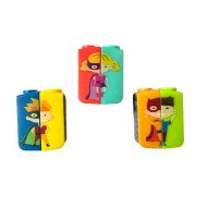 plastic Sharpener Heroes Image KERWOOD Two Holes In Several Colors