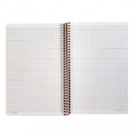 Spiral Notebook KESKIN Squares 100 Sheets A4 Cups Several Colors