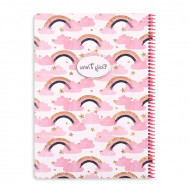  Spiral Notebook KESKIN Lined 100 Sheets A4 Princesses Several Forms