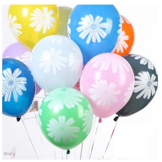 Party Balloons 6 Pcs Flowers Party Balloons 6 Pcs Flowers