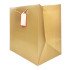 Gift Bag Paper With Ticket 35x35x24 cm golden Gift Bag Paper With Ticket 35x35x24 cm golden
