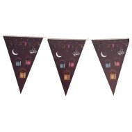 Ramadan Kareem decorations, rope, triangles