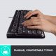 لوحة مفاتيح كيبورد سلكية لوجتيك K120 اسود