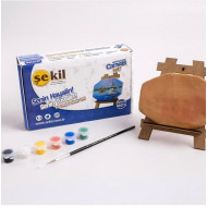 Pottery Set Canvas With Base With Colors And Brush SEKIL