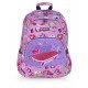 School Backpack Roller Skate Pink And Purple 3 Zippers GABOL School Backpack Roller Skate Pink And Purple 3 Zippers GABOL