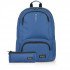 School Backpack Plain Blue With Two Large Pockets And Pencil Case GABOL School Backpack Plain Blue With Two Large Pockets And Pencil Case GABOL
