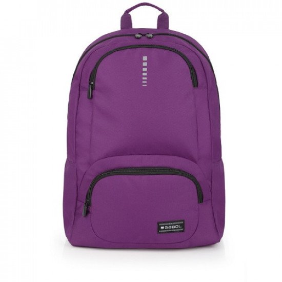 School Backpack Plain Fuchsia With Two Large Pockets And Pencil Case GABOL School Backpack Plain Fuchsia With Two Large Pockets And Pencil Case GABOL
