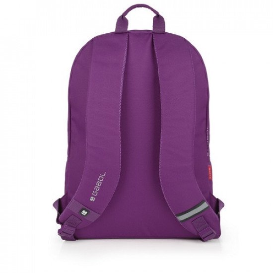 School Backpack Plain Fuchsia With Two Large Pockets And Pencil Case GABOL School Backpack Plain Fuchsia With Two Large Pockets And Pencil Case GABOL