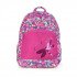 School Backpack Pink Hearts And Sequins Butterfly 3 Zippers GABOL