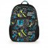 School Backpack Gray Football 2 Large Pocket GABOL