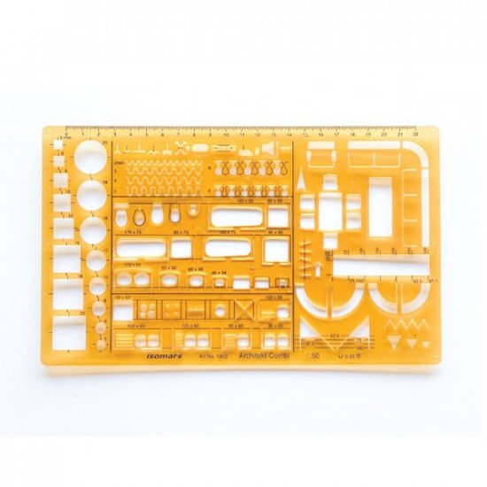 Brushless geometric swatch at 1:50 scale Brushless geometric swatch at 1:50 scale