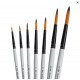 Professional Paint Brushes 7 Pointed Sizes ISOMARS Professional Paint Brushes 7 Pointed Sizes ISOMARS