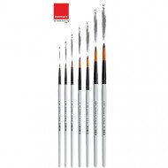Professional Paint Brushes 7 Pointed Sizes ISOMARS