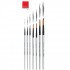 Professional Paint Brushes 7 Pointed Sizes ISOMARS Professional Paint Brushes 7 Pointed Sizes ISOMARS