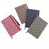 Memo Notebook 14x21 Cm With Rope Lined Leather lozenges Colors Memo Notebook 14x21 Cm With Rope Lined Leather lozenges Colors