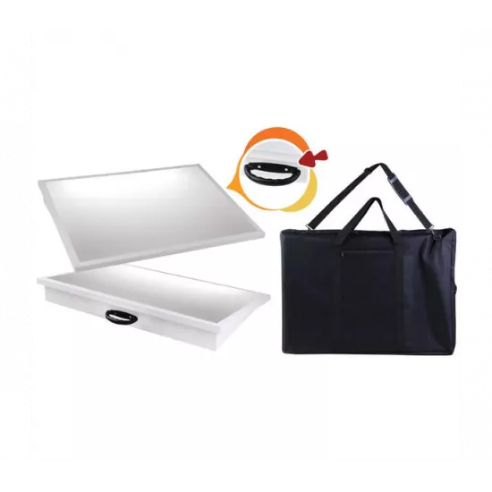 Drawing board with internal lighting for Calligraphy and Painting 50 x 35 cm, A3 Panda