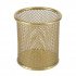 Pen Holder Metal Mesh Golden MAS Pen Holder Metal Mesh Golden MAS