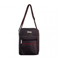 Shoulder Bag With Zipper And External Pocket Brown Shoulder Bag With Zipper And External Pocket Brown