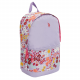 School Backpack Light Purple Floral With Large Zippers And Pocket U.S. POLO ASSN