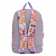 School Backpack Light Purple Floral With Large Zippers And Pocket U.S. POLO ASSN