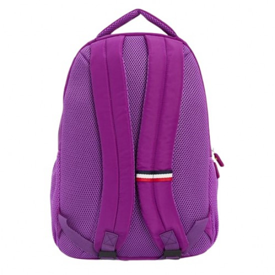 School Backpack Purple With Two Yellow zippers Pocket U.S. POLO ASSN