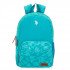 School Backpack Turquoise Floral With Two zippers And Pocket U.S. POLO ASSN School Backpack Turquoise Floral With Two zippers And Pocket U.S. POLO ASSN