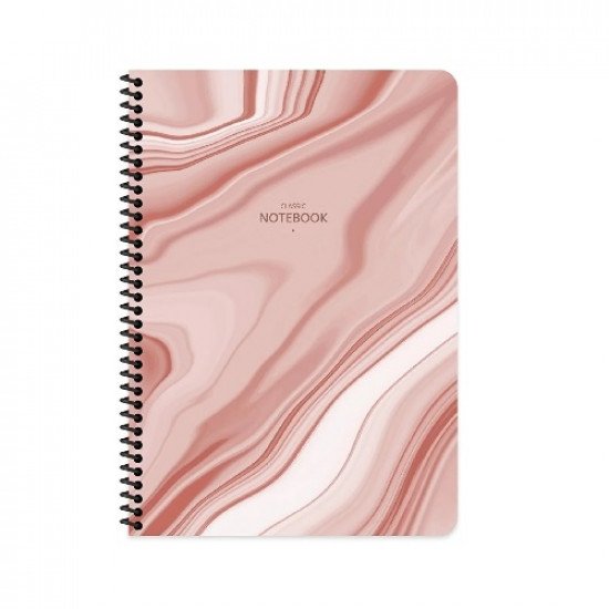Wire Notebook Square KESKIN 100 Sheets B5 Marble