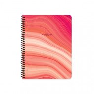 Wire Notebook Lined KESKIN 100 Sheets B5 Marble