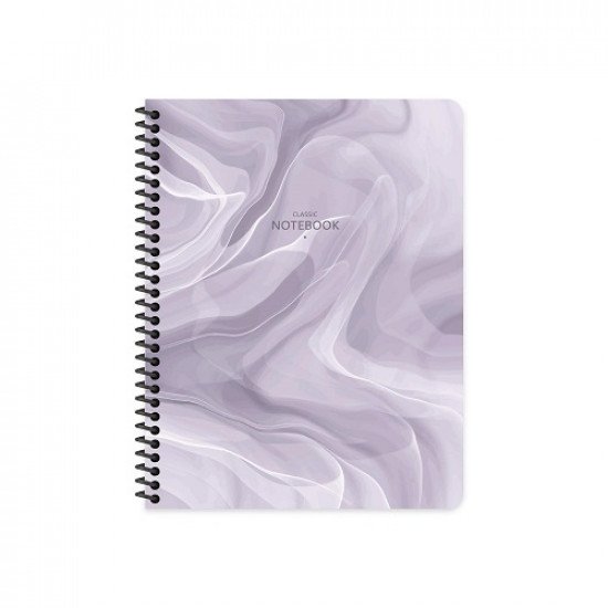 Wire Notebook Lined KESKIN 100 Sheets B5 Marble Wire Notebook Lined KESKIN 100 Sheets B5 Marble