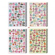 Wire Notebook Lined KESKIN 100 Sheets B5 Sweet Fun